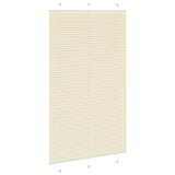 ZNTS Pleated Blind Cream 120x200 cm Fabric Width 119.4 cm Polyester 4015317