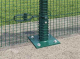 Welded Wire Fence with Concrete Base 100 x 0.6 m 3352492