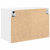 Garage Wall Cabinet White Engineered Wood 860643