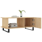 ZNTS Coffee Table Sonoma Oak 90x50x40 cm Engineered Wood 829511