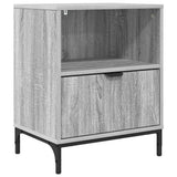 Bedside Cabinet Grey sonoma 49 x 36 x 61 cm Engineered wood 883486