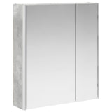 Bathroom Mirror Cabinet Concrete Grey 63.5 x 15.5 x 70 cm 889242