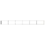 Raised Garden Bed Black 480 x 40 x 24 cm cold-rolled steel 8006363
