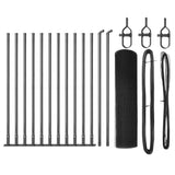 Welded Wire Fence with Concrete Base 25 x 0.4 m 3352540
