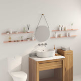 Floating Shelf Wall-mounted 4 pcs Pink 100 x 9 x 2.5 cm Steel 8003987