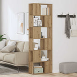 Book Cabinet/Room Divider Artisian Oak 60x24x186 cm 856731