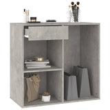 Cosmetic Cabinet Concrete Grey Engineered Wood Medium 808841