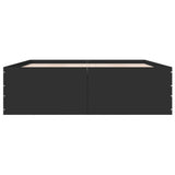 Bed Frame without Mattress Black 150x200 cm 3280917