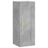 Highboard Concrete Grey 34.5x34x180 cm Engineered Wood 3200437
