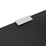 Wall-mounted Urinal Privacy Screen Black 90x40 cm Tempered Glass 154402