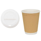 Paper Coffee Cups with Lids 1000 pcs 16oz 400ml 3325226
