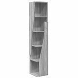Corner Cabinet 27.5x27x140cm Engineered Wood Grey Sonoma 889871