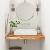 Bathroom Countertop 60x60x2.5 cm Square Solid Wood Acacia 370258