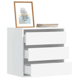 ZNTS Corner Chest of Drawers White 60x41x58 cm Engineered Wood 852843