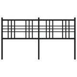 Metal Replace Headboard Black 160cm 376359