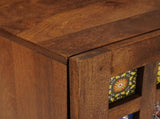 Bathroom Hanging Cabinet with Storage Walnut 38 x 33 x 48 cm 4018244