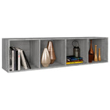 Book Cabinet/TV Cabinet Grey Sonoma 36x30x143 cm Engineered Wood 815247