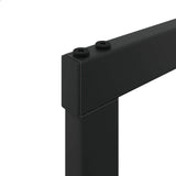 Firewood Rack Black 100x30x209 cm Steel 4018469