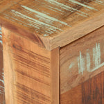 ZNTS Side Table 40x40x45 cm Solid Reclaimed Wood 328410