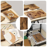 Decor Panels 150 pcs Smoked Oak 15 x 21 x 0.27 cm 885549
