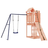 Outdoor Playset Wood Brown, Blue Solid Douglas wood, Polypropylene 3156878