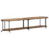 TV Cabinet 200x42x40 cm Solid Wood Acacia 4013495