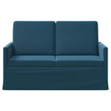 2 Seater Sofa Blue 130 x 81 x 82 cm Velvet 42041063