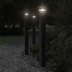 ZNTS Outdoor Floor Lamp with Sensor Black 110 cm Aluminium 4006403