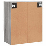Wall Cabinet Grey Sonoma 60x31x70 cm Engineered Wood 829890