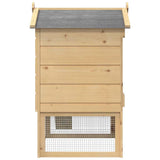 Chicken Coop Brown 75 x 60 x 89 cm Solid Pine Wood 42012463