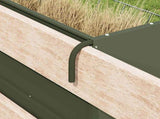 Hanging Hay Feeder Olive Green 61 x 33 x 66 cm 874634
