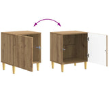 Bedside Table 2 pcs Artisan Oak 43 x 34.5 x 50 cm 895044