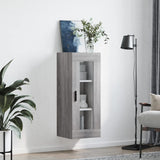 Wall Mounted Cabinet Grey Sonoma 34.5x34x90 cm 828930