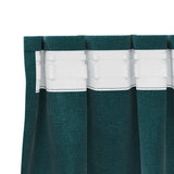 Blackout Curtains 2 pcs Dark Green 140 x 245 cm Velvet 4107216