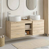 Bathroom Furniture Set 3 pcs Sonoma Oak 49.5 x 44.5 x 66 cm 3405925