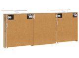 Bathroom Cabinet Set 3 pcs 120 x 10.5 x 60.5 cm Engineered wood 3403743