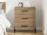 Bedside Cabinet Artisan Oak 40 x 40 x 66 cm Engineered Wood 882126