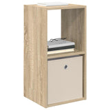 Bedside Table with Drawer 2 pcs Sonoma Oak 35 x 32 x 68.5 cm 8000633
