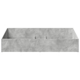 Bed Surround for Adjustable Bed Base Concrete Grey 70 x 200 cm 8021810