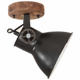 320514 Industrial Wall/Ceiling Lamps 2 pcs Black 20x25 cm E27