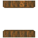 TV Cabinets 4 pcs Smoked Oak 80x30x30 cm Engineered Wood 3114187