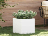 Garden Planter White 32 x 32 x 40 cm Cold-rolled Steel 876344