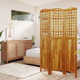 3-Panel Room Divider 121.5x2x180 cm Solid Wood Acacia 318547