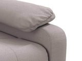 Massage Chair Taupe Fabric 348295
