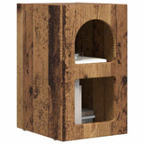 Bedside Table 2 pcs Old Wood 29.5 x 33.5 x 50 cm 891241