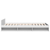 Bed Frame with Drawer without Mattress White 90x200 cm 3280797