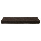 Stair Mats Self-adhesive 30 pcs 65x21x4 cm Dark Brown Rectangular Edge 3365697