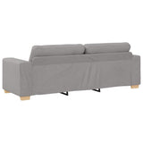 Sofa Cloud Grey 221 x 78 x 80 cm Fabric 4105096