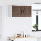 Wall Cabinet PORTO 2 pcs Brown Oak 40 x 31 x 40 cm 885240