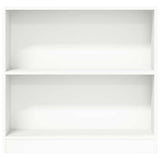 Bookcase White 80x24x75 cm Engineered Wood 800891
